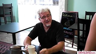 Old Man Fucks Young Blonde Teens Jay Crew and Katie Kush