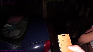 Laura Quest Gets Multiple Orgasms From Remote Vibrator On Public Date - Amateur Outdoor Blowjob & Hard Fucking