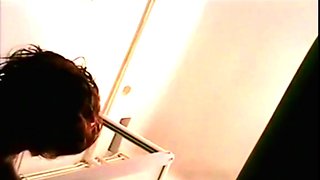 OMG, stepmom oils her naked slim body (Voyeur)