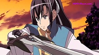 Samurai Swordsman Ravishes Anime Beauty in Ancient Japan