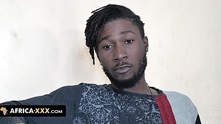 'African Threesome: Rough and Raw'. -Сheap ebony whore