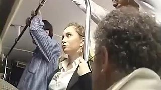 Aiden Starr bus groped by asian: Blowjob, Doggy  Cowgirl Porn