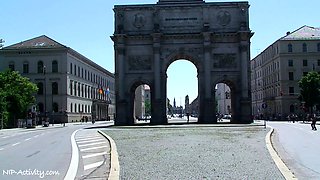 Amateur ass ramming outdoors