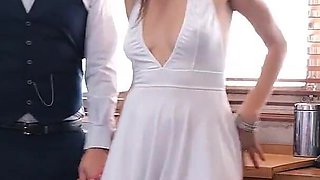 Lety Howl Threesome on the Kitchen Table, Anal, Vaginal, Double Penetration, Everything Is on the Menu.