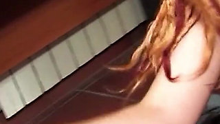 Blonde punk teen Nataly Divine secretly banged by step brother