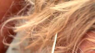 Beach Babe Pisses on My Cock and Blows Me Hard!