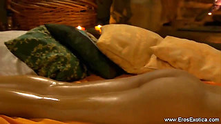 Foot massage and tantra love
