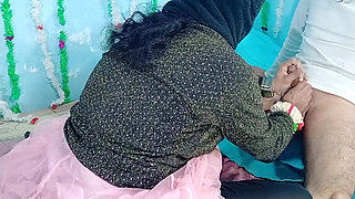 Hot Wedding Night Sex with Desi Bride in Hot Missionary Fucking, Suhagraat Hot Chudai of Hot Bride