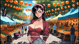 My New Girlfriend  Taboo Hentai Game  Ep.23 Caught Giving a Handjob in the Back Alley!