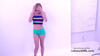Perfect Babe gives Testosterone Boost Teenager Audition
