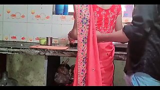 Hot Desi Bhabhi Fucked Hard in Kitchen - Indian Teen Riding Doggy Style