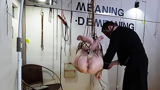 Wild And Kinky Amateur Brunette Babe Amazing BDSM Show
