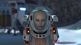 3DXPassion featuring chick's 3d alien movie