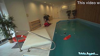 Risky outdoor pool sex with big-cocked stud - Shelena teen & Martin Gun