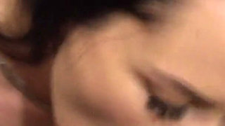 Brunette Slut Give Hot Toilet Blowjob