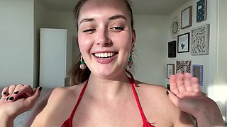 SEXY Christmas Try On Haul with Pussy Flashing  CLOSE UPS