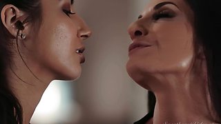 Silvia Saige and Gianna Dior get naughty in The Last Night Scene 1 1 - Innie, Outie, MILF, Brunette