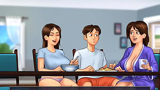 Stepsis Wants Stepbro's Huge Dick- Summertime Saga