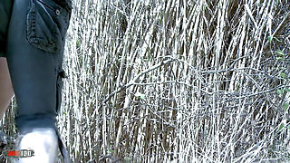 Pretty little French Metis fucked in the reeds