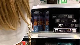 Amateur blonde ass fucked