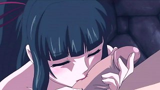 Geishas go wild in hentai bliss: big-titted beauties indulge in oral pleasures and raunchy positions