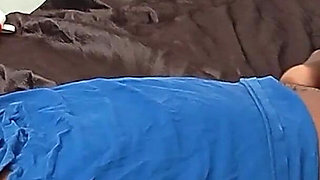 African Teen Rides Cowgirl Revers on a Big Dick