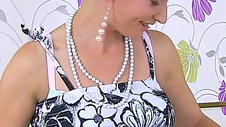 British Mature Annabella Ford Will Gladly Show You Her Pink and Shaven Cunt