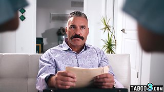 Dad humping his asian teenage stepdaughters