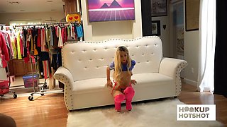 BTS - Kenzie Reeves Spreads Her Pussy During Her Photo Session!