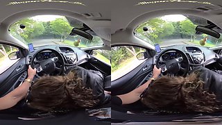 Amateur Brunette's Wild Public Passion in Uniform