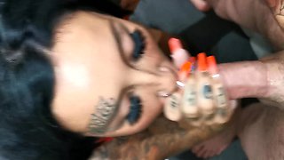 Hot Brunette Girlfriend POV Blowjob