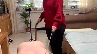 DomLadyMia-SlaveOfM Red Stripes for the Slave Part 1