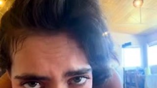 Pov handjob and blowjob with a brunette fox