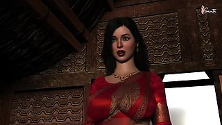 Savita Bhabhi Hot 3D Animation: Archita Phukan from Assam Fucked Hard on Goa Beach in HD