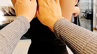 The fitness instructor instructs the students and can't