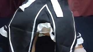 Otaku with Rem Cosplay Gets Fucked Without a Condom Part 1