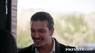 Private Italian Threesome with Isabella Angelina - Anal & Blowjob Hardcore Valentine's Day Sex