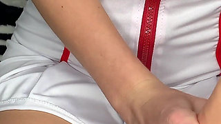 POV. RUSSIAN NURSE MASTURBATES. TEEN CUMS. MASTURBATING DILDO. SEX DILDO. .mp4