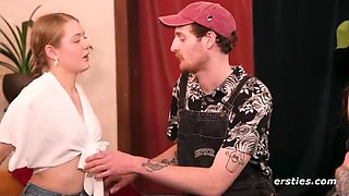 Husband Swap Foursome: Two Hot Amateur Babes Share Their Men in Hardcore German Sex