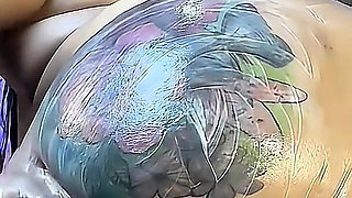 Anal Masturbation Tearing My Tight Ass with a Giant Monster Dildo. Anal Orgasms with Divers