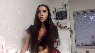Hot amateur webcam teen masturbates for their fans