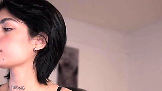 Close up teen masturbation