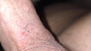My ass is plugged with a foxtail while he fucks my pierced pussy hard