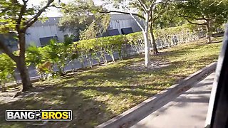 Bangbros - splendid violet voss gets seduced by money and turns a bus ride into a nasty adventure
