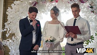 Vip4k. bride was having a wild porno with a toastmaster while the groom was seeing