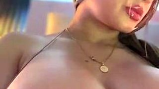 Big boobs milf masturbates with her dildo