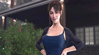 First night of 3D animated cartoon anime action