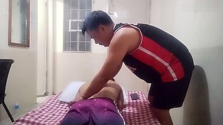 Sweet pinoy back massage with Talahib23