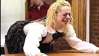 Blonde teen Nikki Sexx fucks in her schoolgirl uniform