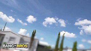 Bangbros - stunning juniper ren’s Tight Pussy grabs hard as she gets pounded and glazed on the bang bus